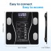 Digital Weight Scale, Bluetooth Body Scale with 13 Body Composition Analyzer, LED Display, Mobile APP (Black) - YLY084 